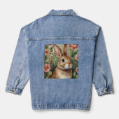 Blush Blooms & Bunny Dreams Jean Jacket Jeansjacke (Rückseite)