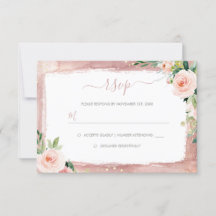 Blush Bloral & Border Elegant verzauberte Hochzeit