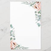 Blush Bloral Der Preis ist das richtige Brautparty (Rückseite)