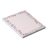 Blush Bloral Dream Notepad - Farbenfrohe Blossom Notizblock (angewinkelt)