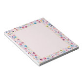 Blush Bloral Dream Notepad - Farbenfrohe Blossom Notizblock (angewinkelt)