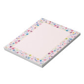 Blush Bloral Dream Notepad - Farbenfrohe Blossom Notizblock (Rotiert)