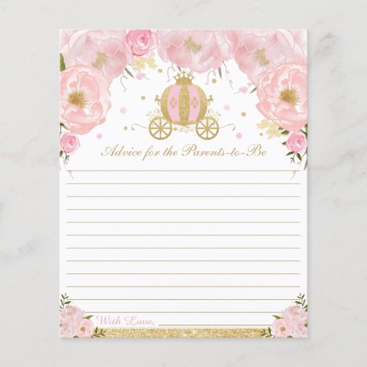 Blush Bloral Princess Babyberatung für Eltern (Vorderseite)