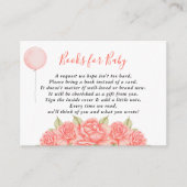 Blush Bloral Rose Books for Baby Begleitkarte (Vorderseite)
