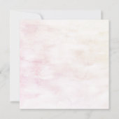 Blush Bloral Save the Date Card - Aquarellfarben (Rückseite)