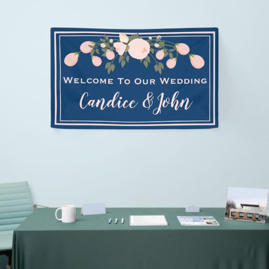 Blush Bloral Wedding Banner (Messeveranstaltung)