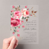 Blush Blossom Bridal Dusche Einladung (Insitu (Handheld))