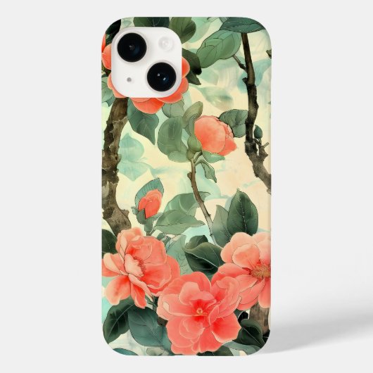 Blush Blossom Camelia Park/Garten: Case-Mate iPhone Hülle (Rückseite)
