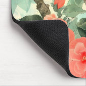 Blush Blossom Camelia Park/Garten: Mousepad (Ecke)
