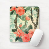 Blush Blossom Camelia Park/Garten: Mousepad (Mit Mouse)