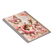 Blush Blossom Dreams Personalisiertes Notebook Notizblock (Rechte Seite)
