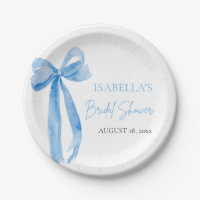 Blush Blue Bow Sie bindet das Brautparty des Knote