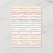 Blush Blue Cups Bläserne Windeln Raffle Baby Dusch Begleitkarte (Rückseite)