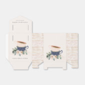 Blush Blue Cups Blumenkohl Brautparty Tee Party Geschenkschachtel (Ungefaltet)