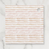 Blush Blue Flora Gestapelte Teebecher jedes Alter  Geschenkanhänger (Rückseite)