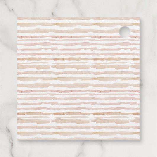 Blush Blue Flora Gestapelte Teebecher jedes Alter  Geschenkanhänger (Rückseite)