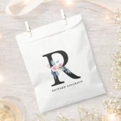 BLUSH BLUE FLORAL ALPHABETS NAME LETTER R GESCHENKTÜTCHEN (Ausgeschnitten)