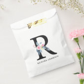 BLUSH BLUE FLORAL ALPHABETS NAME LETTER R GESCHENKTÜTCHEN (Versiegelt)