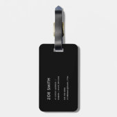 BLUSH BLUE FLORAL ALPHABETS NAME LETTER Z GEPÄCKANHÄNGER (Rückseite vertikal)