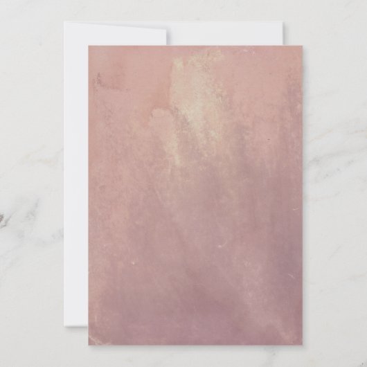 Blush Blue und Burgund Blumenzwiebeln Einladung (Rückseite)