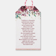 Blush Blume Gold Confetti Bridal Display Dusche