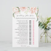 Blush Blumengrün Wedding Shoe Bridal Spiel (Stehend Vorderseite)