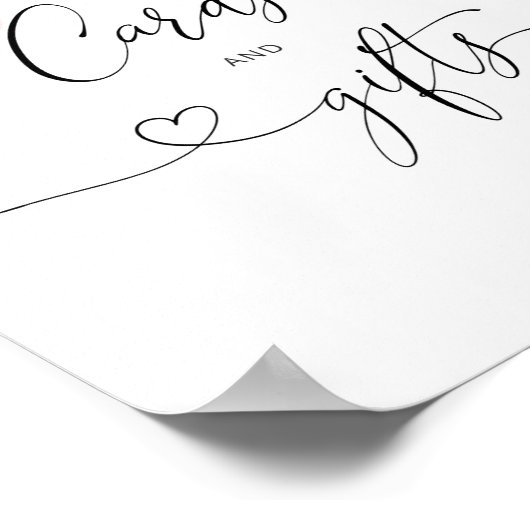 Blush Blumenkarten und Geschenke Poster (Ecke)