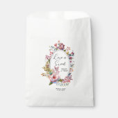 Blush Blumenkraut Liebe ist süße Hochzeit Geschenktütchen (Vorderseite)