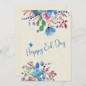 Blush Blush Blauer Tempel Einladung (Vorne/Hinten)