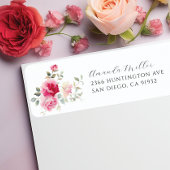 Blush-Blüten-Rücksendeadresse