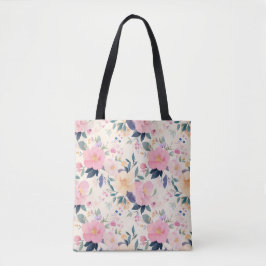 Blush & Blütenrosa Blumenchic Elegante Tasche