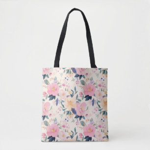 Blush & Blütenrosa Blumenchic Elegante Tasche