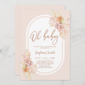 Blush Boho Desert Girl Einladung (Vorne/Hinten)