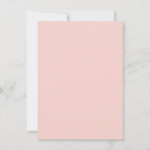 Blush Boho Pampas Grass 30. Geburtstag Einladung (Rückseite)