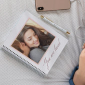 Blush Border Portrait Notizblock