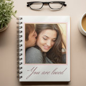 Blush Border Portrait Notizblock