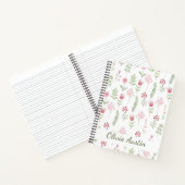 Blush Botanical Journal Personalized Floral  Notizblock (Innenseite)