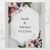 Blush Botanical Weinetikett (Einzelnes Label)