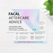 Blush Botox Injektionskarte nach der Behandlung (Schreibtisch)