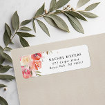 Blush Bouquet Rücksendeadresse<br><div class="desc">Erschwingliche,  maßgeschneiderte Hochzeitsdrucke für Rücksendeadressen-Aufkleber. Dieses hübsche Design besticht durch einen blauen,  rosa Blumenstrauß. Personalisieren Sie die Vorlage mit Ihrem Namen und Ihrer Rücksendeadresse. Verwenden Sie die Designtools,  um die Schriftart und Farben anzupassen oder laden Sie Ihre eigenen Fotos.</div>