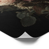 Blush Bouquet Vintage Floral Study Poster (Ecke)