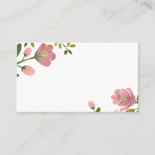 Blush Bouquet Wedding Platzkarten 100 pk