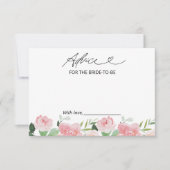 Blush Brautparty Advisor Cards Einladung (Vorderseite)