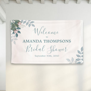 Blush Brautparty Begrüßungszeichen Banner