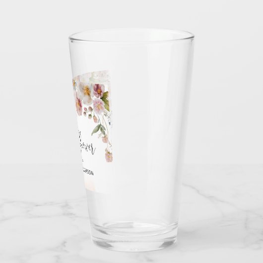 Blush Brautparty Glas (Links)