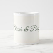 Blush & Breeze Hochzeitsdesign - Elegante Tasse (Vorderseite)