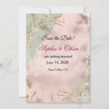 Blush & Breeze – Moderne Romantische Save-the-Date
