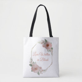 Blush & Breeze Wedding Tote Bag - Elegante Moderne Tasche