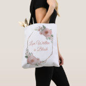 Blush & Breeze Wedding Tote Bag - Elegante Moderne Tasche (Von Nahem)