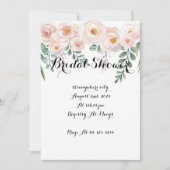 BLUSH BRIDAL SHOWING INVITATION, BRAUTPARTY EINLADUNG (Vorderseite)